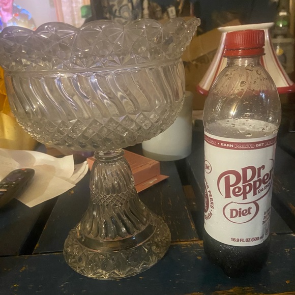 Antique EAPG Pittsburgh Windsor Glass Co Pressed Glass Compote, Early American J - Picture 2 of 7